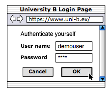 Authentication at HomeOrg